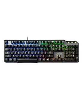 MSI | GK50 Elite | Gaming keyboard | Wired | RGB LED light | US | Black/Silver