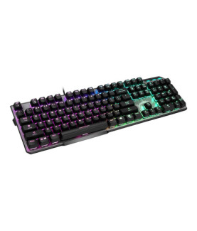 MSI | GK50 Elite | Gaming keyboard | Wired | RGB LED light | US | Black/Silver