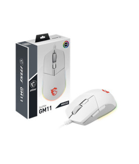 MSI | Clutch GM11 | Optical | Gaming Mouse | White | Yes