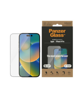 PanzerGlass | Screen protector | Apple | iPhone 14 Pro | Glass | Clear | Ultra-Wide Fit Easy installation Fingerprint resistant