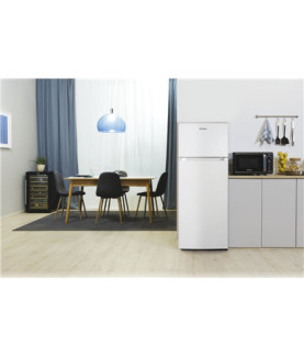 Candy | Refrigerator | CDG1S514EW | Energy efficiency class E | Free standing | Double Door | Height 142.8 cm | Fridge net capa