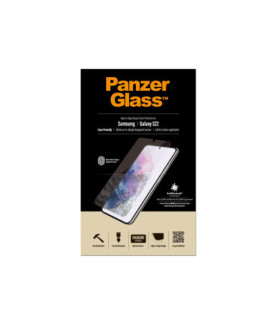 PanzerGlass | Samsung | Galaxy S22 | Tempered glass | Transparent | Case friendly. Compatible with ultrasonic fingerprint senso