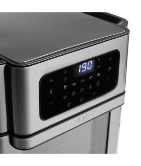 Princess | Aerofryer Oven | 182065 | Power 1500 W | Capacity 10 L | Black/Stainless Steel