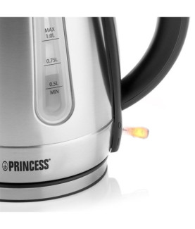 Princess Kettle | 236023 | Electric | 2200 W | 1 L | Stainless Steel | 360 rotational base | Silver