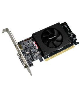 Gigabyte | Low Profile | NVIDIA | 2 GB | GeForce GT 710 | GDDR5 | Cooling type Active | HDMI ports quantity 1 | PCI Express 2.0