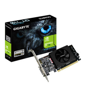 Gigabyte | Low Profile | NVIDIA | 2 GB | GeForce GT 710 | GDDR5 | Cooling type Active | HDMI ports quantity 1 | PCI Express 2.0