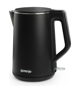 Gorenje | Kettle | K15DWBK | Electric | 2200 W | 1.5 L | Stainless steel | 360 rotational base | Black