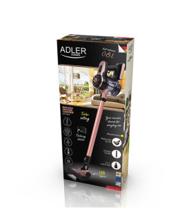 Adler | Vacuum Cleaner | AD 7044 | Cordless operating | Handstick and Handheld | - W | 22.2 V | Operating time (max) 40 min | B