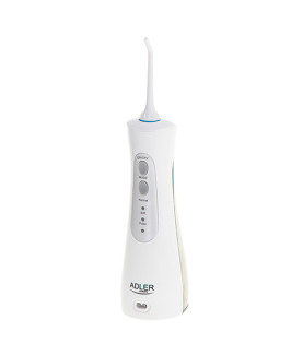 Adler | Travel Oral Irrigator | AD 2176 | Oral irrigator | 150 ml | Number of heads 2 | White | Number of teeth brushing modes 