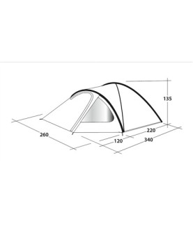 Outwell | Tent | Cloud 4 | 4 person(s)