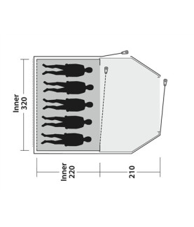 Outwell | Tent | Earth 5 | 5 person(s)