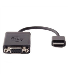 Dell | Adapter HDMI to VGA | 470-ABZX | Black | HDMI - Male | HD-15 (VGA) - Female