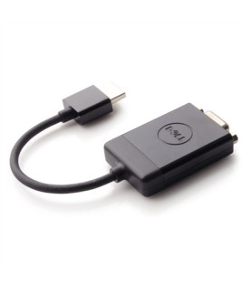 Dell | Adapter HDMI to VGA | 470-ABZX | Black | HDMI - Male | HD-15 (VGA) - Female