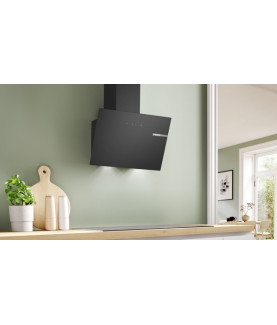 Bosch | Hood | DWK65DK60 | Wall mounted | Energy efficiency class A | Width 59 cm | 430 m /h | Electronic control | LED | Black