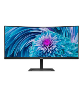 Philips | UltraWide LCD Monitor | 346E2CUAE | 34 " | VA | WQHD | 21:9 | 100 Hz | 4 ms | 3440 x 1440 | 300 cd/m | HDMI ports qua