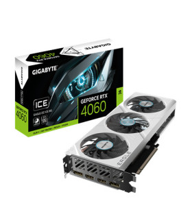 Gigabyte GV-N4060EAGLEOC ICE-8GD | NVIDIA | 8 GB | GeForce RTX 4060 | GDDR6 | Memory clock speed 2505 MHz