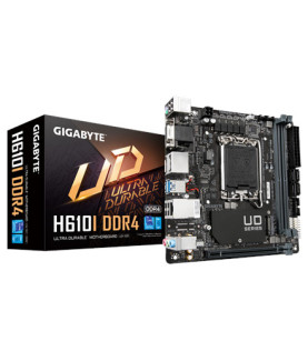 Gigabyte | H610I | Processor family Intel | Processor socket LGA1700 | DDR4 DIMM | Supported hard disk drive interfaces M.2, SA