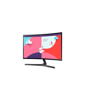 Samsung | Curved Monitor | LS24C366EAUXEN | 24 " | VA | 16:9 | 75 Hz | 4 ms | 1920 x 1080 pixels | 250 cd/m | HDMI ports quanti