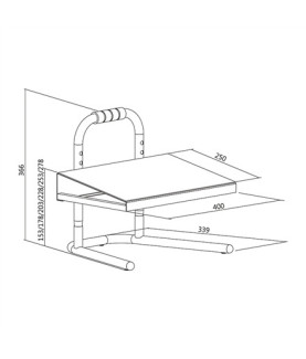 Logilink | Free-standing adjustable footrest | EO0007