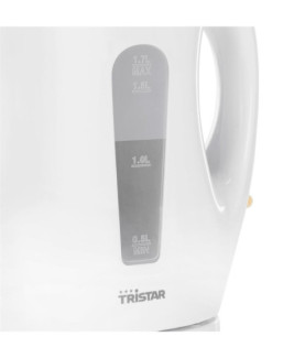 Tristar | Jug Kettle | WK-3380 | Electric | 2200 W | 1.7 L | Plastic | 360 rotational base | White