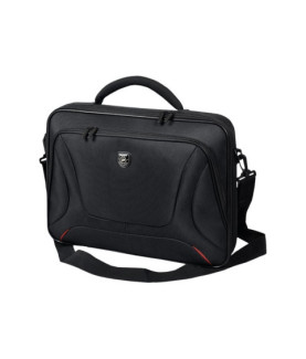 PORT DESIGNS | Courchevel | Fits up to size 17.3 " | Messenger - Briefcase | Black | Shoulder strap