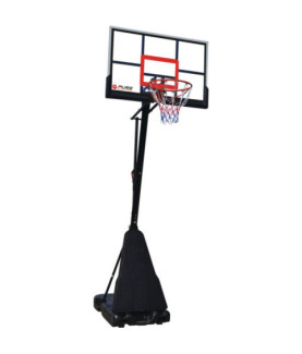 Pure2Improve | Basketball Set Premium Black/Red | Nylon, PVC (Polyvinylchloride)