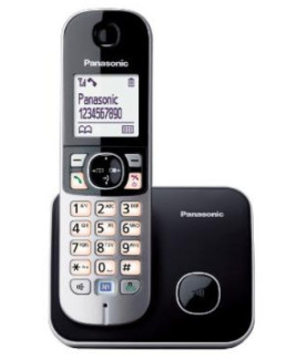 Panasonic | Cordless | KX-TG6811FXB | Built-in display | Caller ID | Black | Conference call | Phonebook capacity 120 entries |