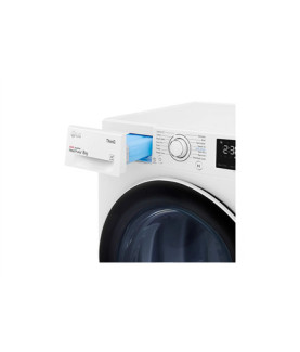 LG | Dryer Machine | RH80V3AV6N | Energy efficiency class A++ | Front loading | 8 kg | LED | Depth 69 cm | Wi-Fi | White