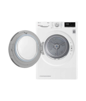 LG | Dryer Machine | RH80V3AV6N | Energy efficiency class A++ | Front loading | 8 kg | LED | Depth 69 cm | Wi-Fi | White