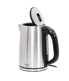 Adler | Kettle | AD 1340 | Electric | 2200 W | 1.7 L | Stainless steel | 360 rotational base | Inox