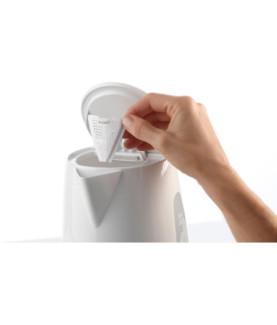 Gorenje | Kettle | K17WE | Electric | 2200 W | 1.7 L | Plastic + metal | 360 rotational base | White