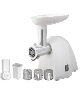 Meat mincer | Camry | CR 4802 | White | 600-1500 W | Number of speeds 1 | Middle size sieve, mince sieve, poppy sieve, plunger,