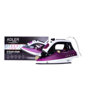 Iron | Adler | AD 5022 | With cord | 2200 W | Purple/White