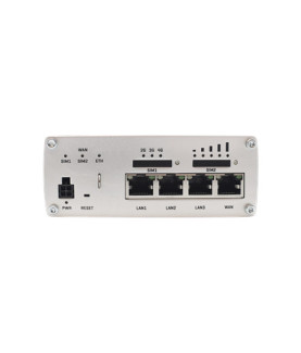 Rugged Industrial LTE-A Cat6 Router | RUTX09 | No Wi-Fi | 10/100/1000 Mbit/s | Ethernet LAN (RJ-45) ports 4 | Mesh Support No |