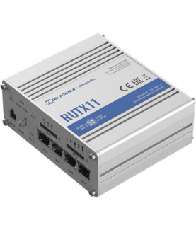 Industrial Router 4G LTE Cat6 DualSIM | RUTX11 | 802.11ac | 867 Mbit/s | 10/100/1000 Mbit/s | Ethernet LAN (RJ-45) ports 4 | Me