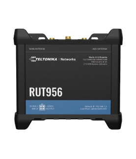 Industrial Router | RUT956 | 802.11n | 10/100 Mbit/s | Ethernet LAN (RJ-45) ports 4 | Mesh Support No | MU-MiMO No | 2G/3G/4G |