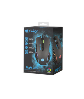 Fury | Gaming Mouse | Fury Hustler | Wired | Optical | Gaming Mouse | Black | Yes