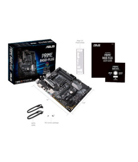 Asus | PRIME B450-PLUS | Processor family AMD | Processor socket AM4 | Memory slots 4 | Number of SATA connectors 6 x SATA 6Gb/