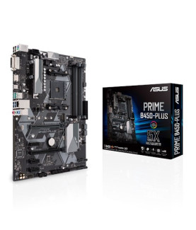 Asus | PRIME B450-PLUS | Processor family AMD | Processor socket AM4 | Memory slots 4 | Number of SATA connectors 6 x SATA 6Gb/