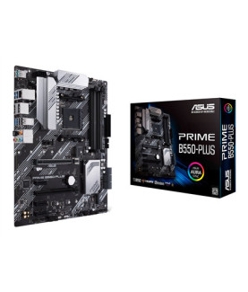 Asus | PRIME B550-PLUS | Processor family AMD | Processor socket AM4 | DDR4 DIMM | Memory slots 4 | Supported hard disk drive i