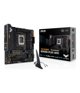 Asus | TUF GAMING B660M-PLUS WIFI | Processor family Intel | Processor socket LGA1700 | DDR5 | Number of SATA connectors 4