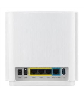 AX7800 Tri Band 2.5 Gigabit Router | ZenWiFi XT9 (1-Pack) | 802.11ax | 10/100/1000 Mbit/s | Ethernet LAN (RJ-45) ports 3 | Mesh