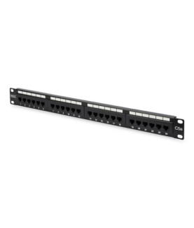 Digitus | Patch Panel | DN-91524U | Black | Category: CAT 5e Ports: 24 x RJ45 Retention strength: 7.7 kg Insertion force: 30N m