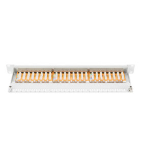 Digitus | Patch Panel | DN-91624S | White | Category: CAT 6 Ports: 24 x RJ45 Retention strength: 7.7 kg Insertion force: 30N ma