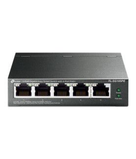 TP-LINK | Switch | TL-SG105PE | Unmanaged | Desktop | PoE+ ports quantity 4 | Power supply type External