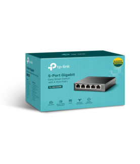 TP-LINK | Switch | TL-SG105PE | Unmanaged | Desktop | PoE+ ports quantity 4 | Power supply type External