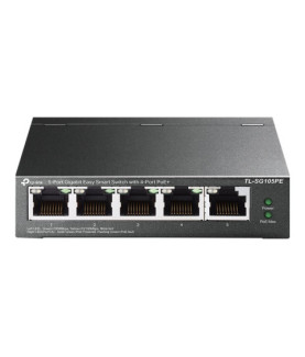 TP-LINK | Switch | TL-SG105PE | Unmanaged | Desktop | PoE+ ports quantity 4 | Power supply type External