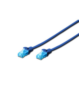 Digitus | Patch cord | CAT 5e U-UTP, PVC AWG 26/7, 1 m