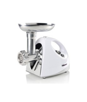 Tristar | VM-4210 Meat Grinder | White | 3 Stainless steel grinding plates, Aluminum grinder head, Aluminum hopper tray, Sausag