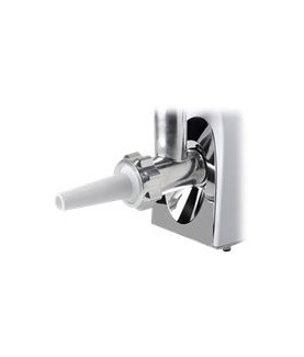 Tristar | VM-4210 Meat Grinder | White | 3 Stainless steel grinding plates, Aluminum grinder head, Aluminum hopper tray, Sausag